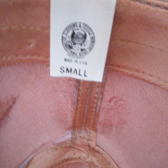 Vintage Brown Suede like Fedora style hat Size S - Picture 7 of 7